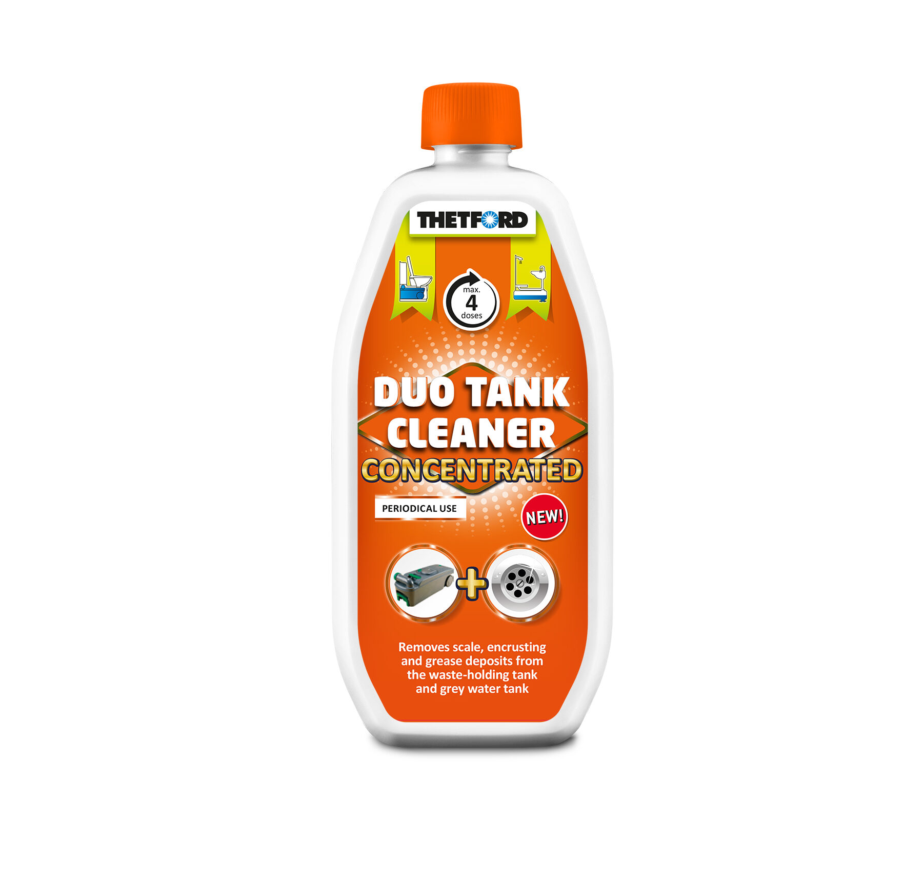 Thetford Duo Tank Cleaner Concentrated pour nettoyer les réserves